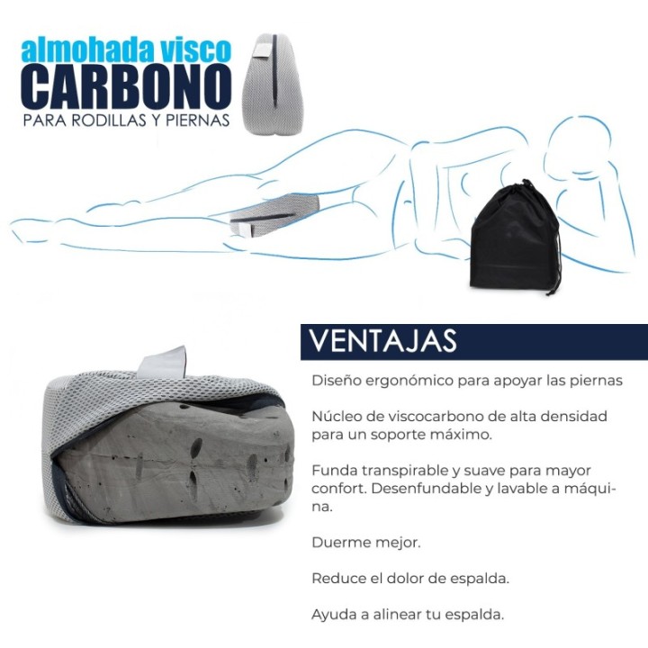 Almohada Viscocarbono Para Piernas