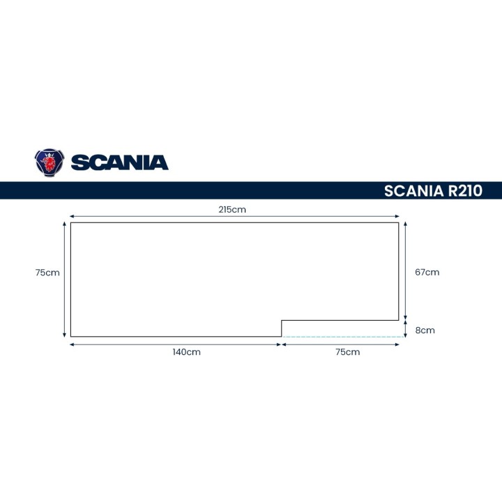COLCHÓN PARA CAMIÓN SCANIA