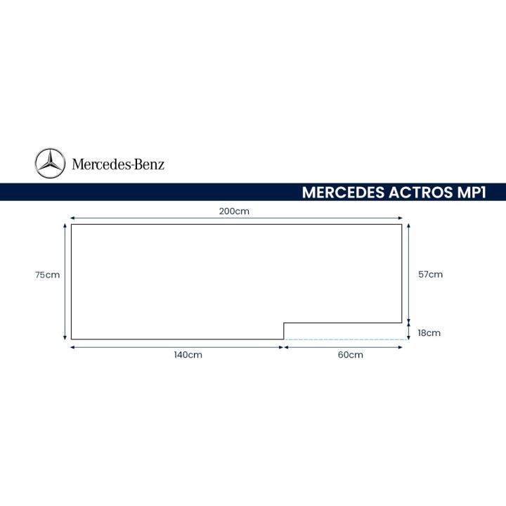 COLCHÓN PARA CAMIÓN MERCEDES