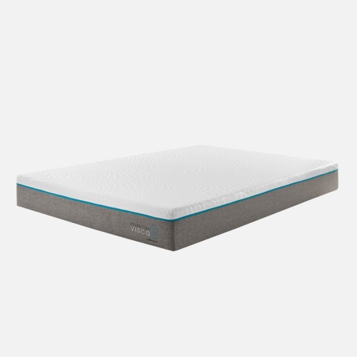 COLCHÓN VISCO 3 + BASE TAPIZADA+ ALMOHADA