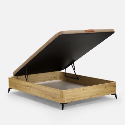 Canapé Abatible Madera Con Patas
