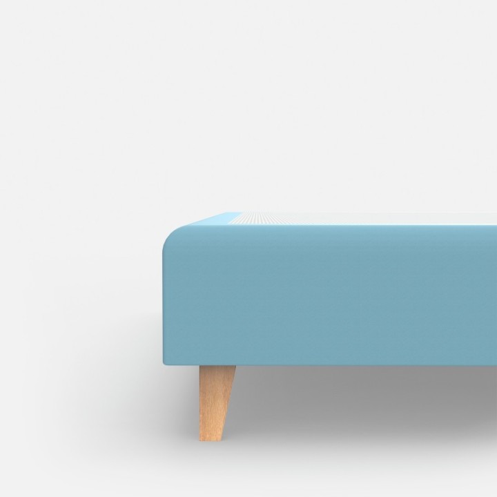 Cama Tapizada Venecia Haya