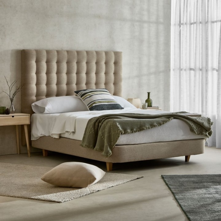 Cama Tapizada París Haya