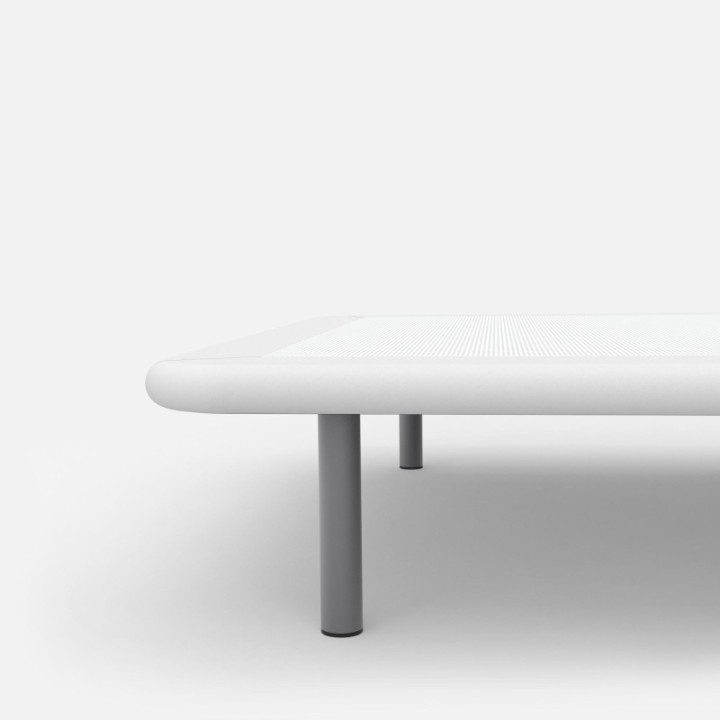 Base tapizada 3D  BREMEN CONTORNO POLIPIEL