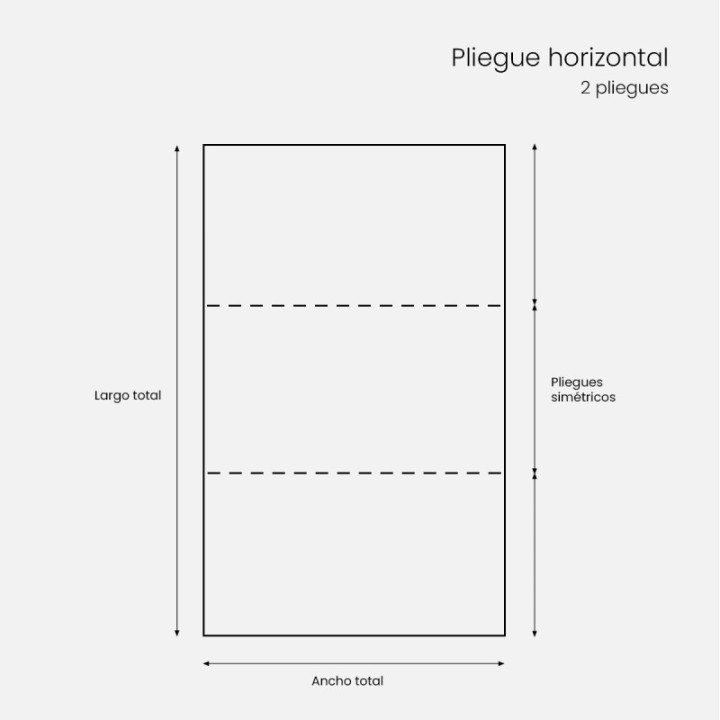 Horizontal-2 Pliegues (3 Núcleos)