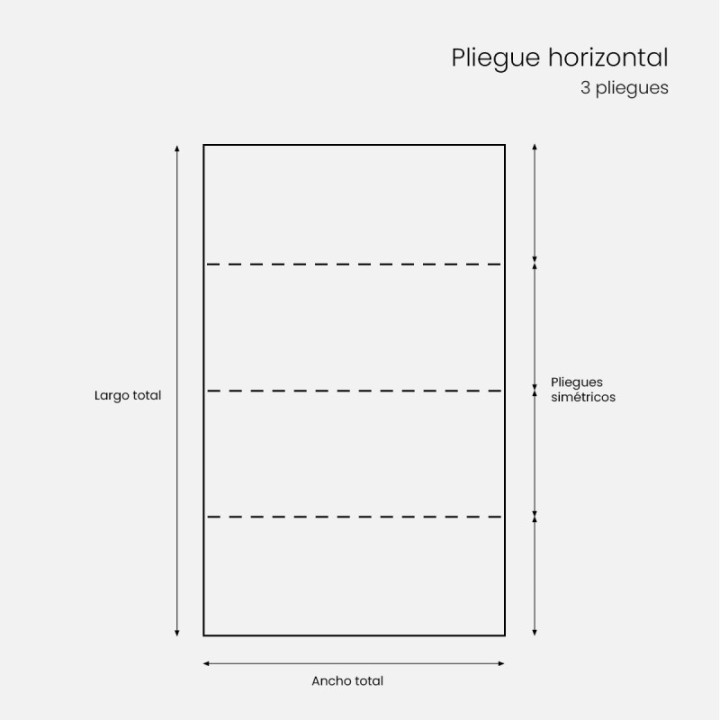 Horizontal-3 Pliegues (4 Núcleos)