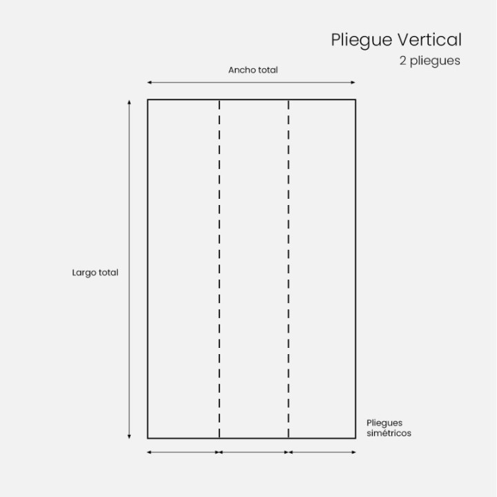Vertical-2 Pliegues (3 Núcleos)