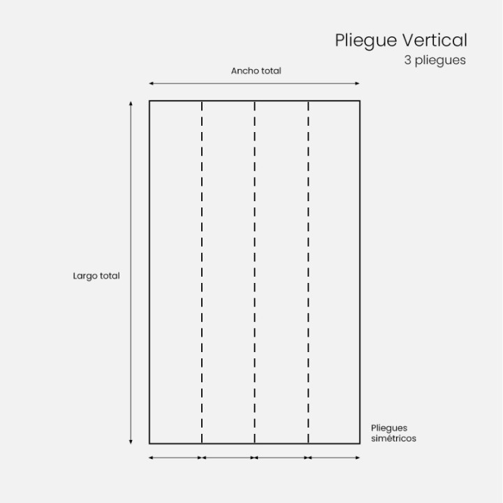 Vertical-3 Pliegues (4 Núcleos)