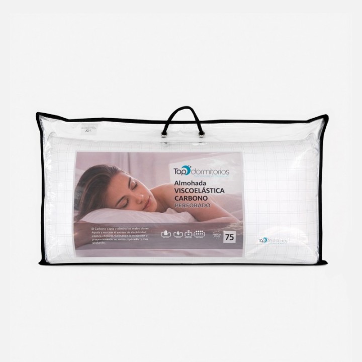 Almohada Viscoelástica Carbono Perforado