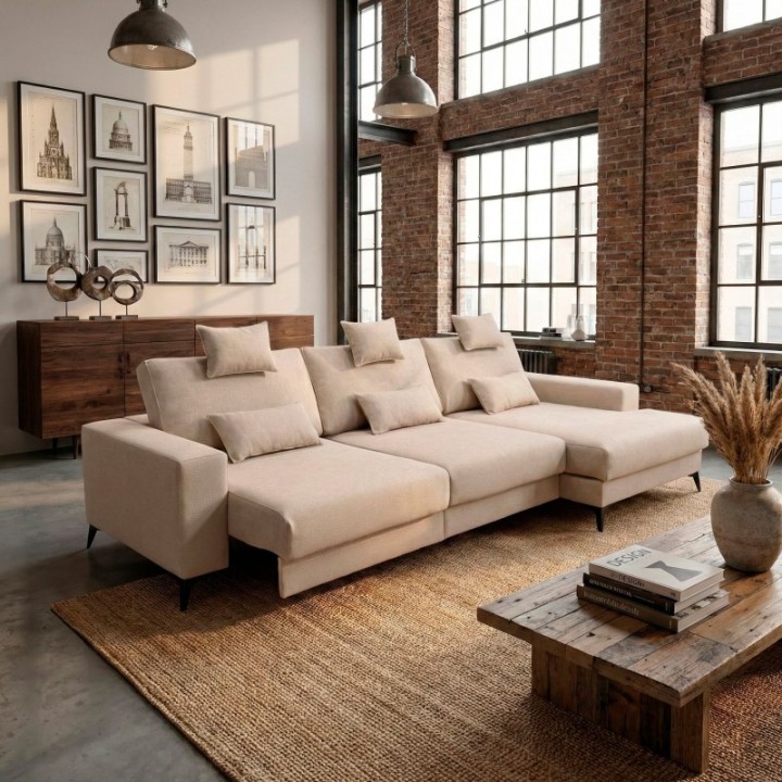 Sofá Chaiselongue Nápoles